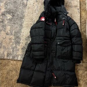 Women's Black Puffer Coat